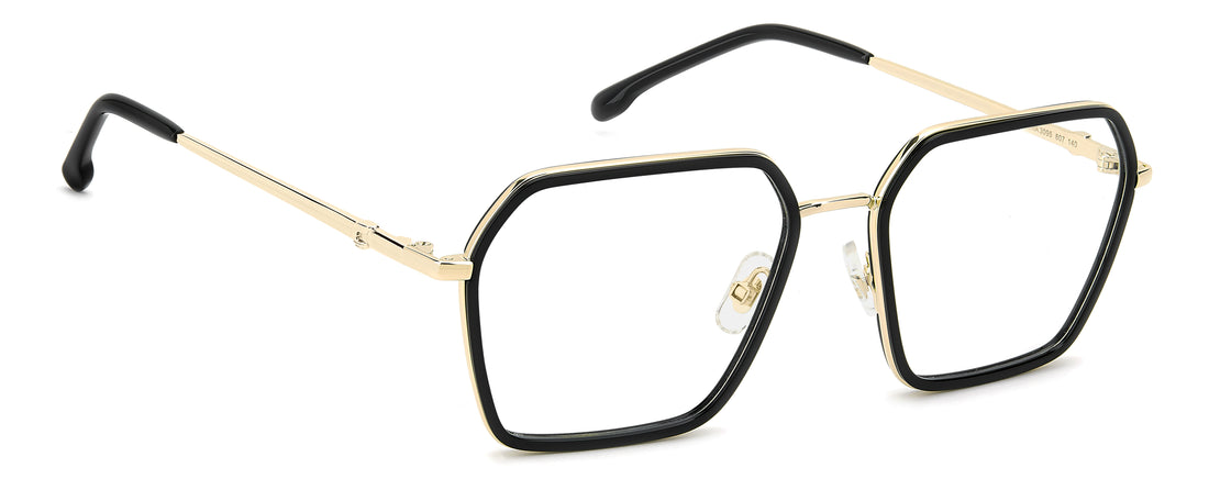 Occhiali da vista carrera 3095 807 negro rectangular femenino taglia 55mm - Vista dettagliata