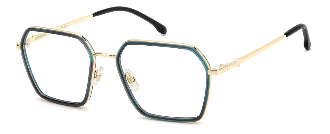 Occhiali da vista carrera 3095 zi9 verde rectangular femenino taglia 55mm - Vista principale
