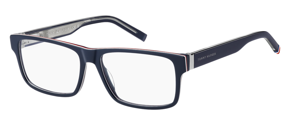 Gafas graduadas tommy hilfiger th 2311 pjp azul rectangular masculino talla 57mm - Vista principal