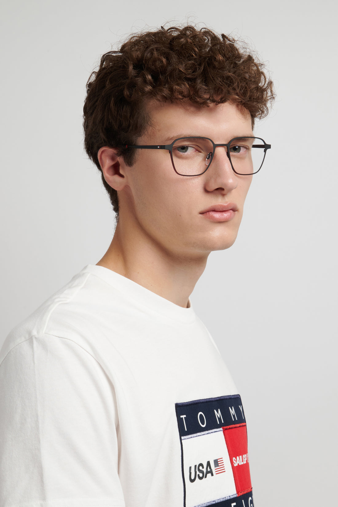 Gafas graduadas tommy hilfiger th 2315 blx negro square masculino talla 52mm - Vista de detalle