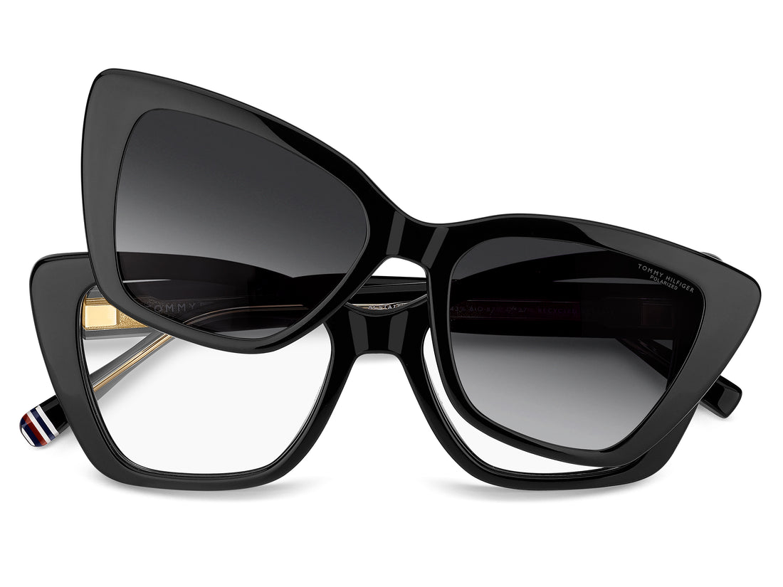 Brillen tommy hilfiger th 2347/c 807 wj negro cat eye femenino maat 51mm - Detailaanzicht
