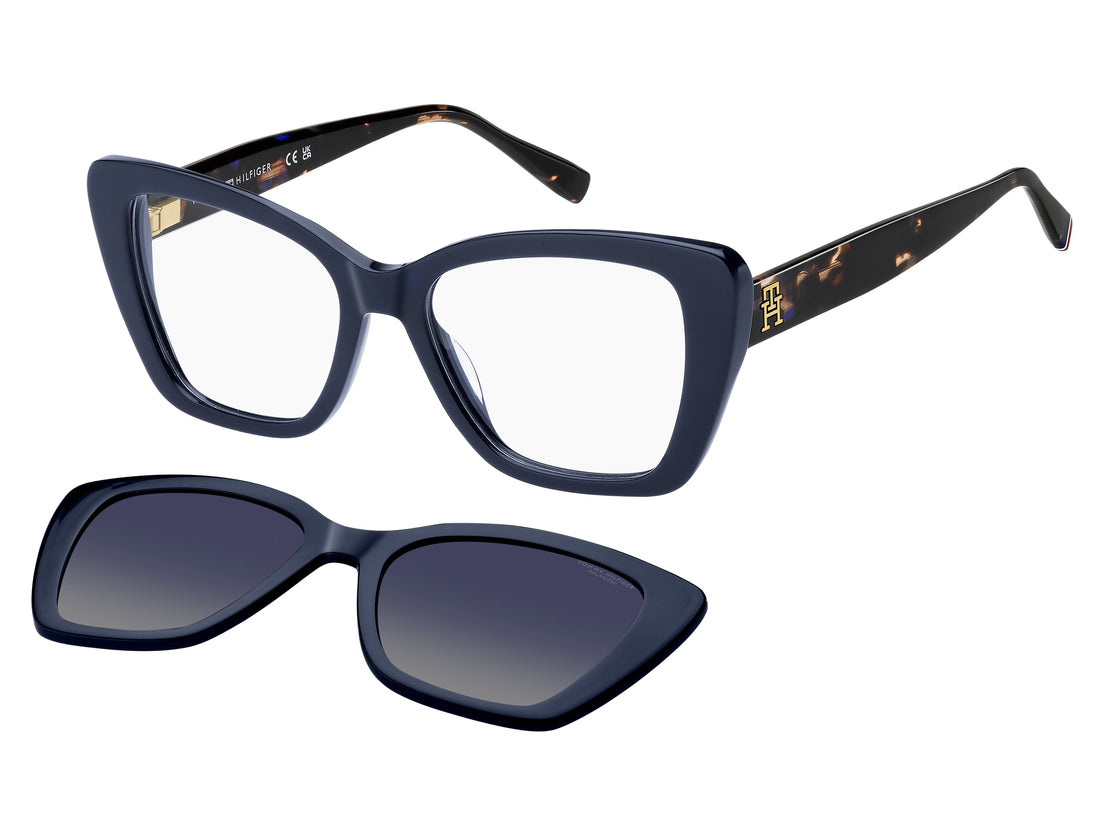 Brillen tommy hilfiger th 2347/c pjp z7 azul cat eye femenino maat 51mm - Hoofdaanzicht