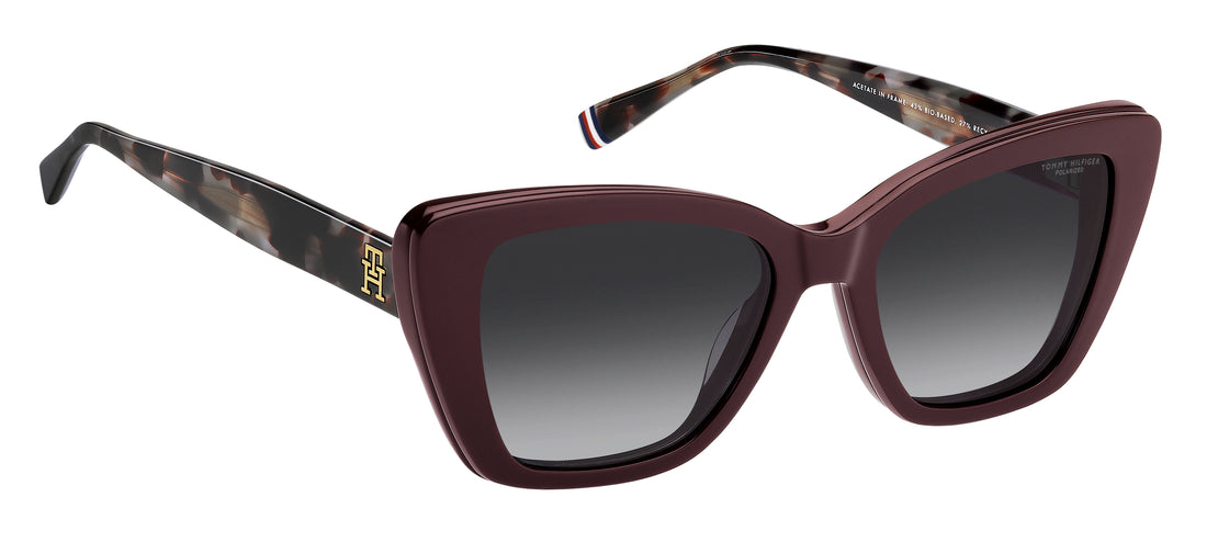 Brillen tommy hilfiger th 2347/c lhf wj burdeos cat eye femenino maat 51mm - Detailaanzicht