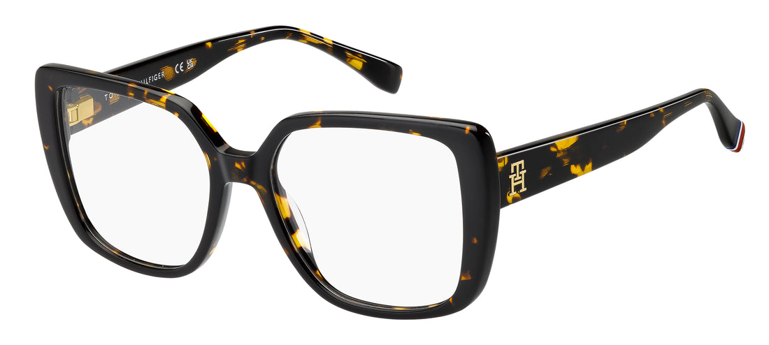 Gafas graduadas tommy hilfiger th 2348 086 havana butterfly femenino talla 53mm - Vista principal