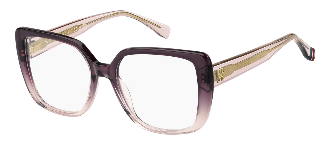 Gafas graduadas tommy hilfiger th 2348 2ln burdeos butterfly femenino talla 53mm - Vista principal