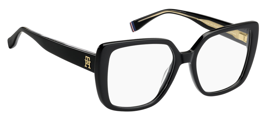 Gafas graduadas tommy hilfiger th 2348 807 negro butterfly femenino talla 53mm - Vista de detalle