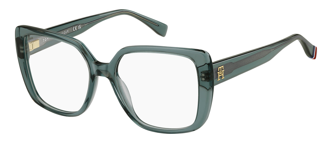 Gafas graduadas tommy hilfiger th 2348 zi9 verde butterfly femenino talla 53mm - Vista principal