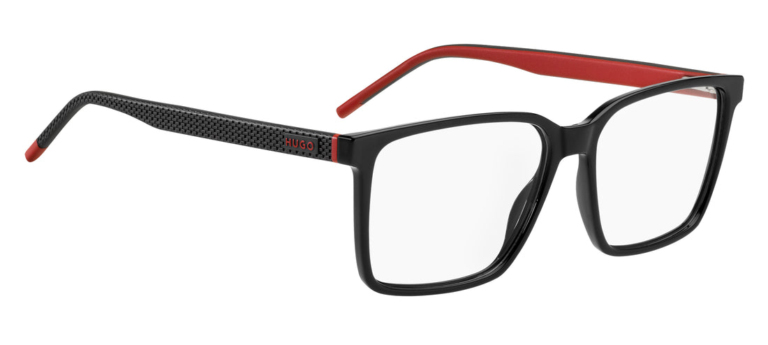 Óculos graduados hugo hg 1394 807 negro square masculino tamanho 56mm - Vista de detalhe