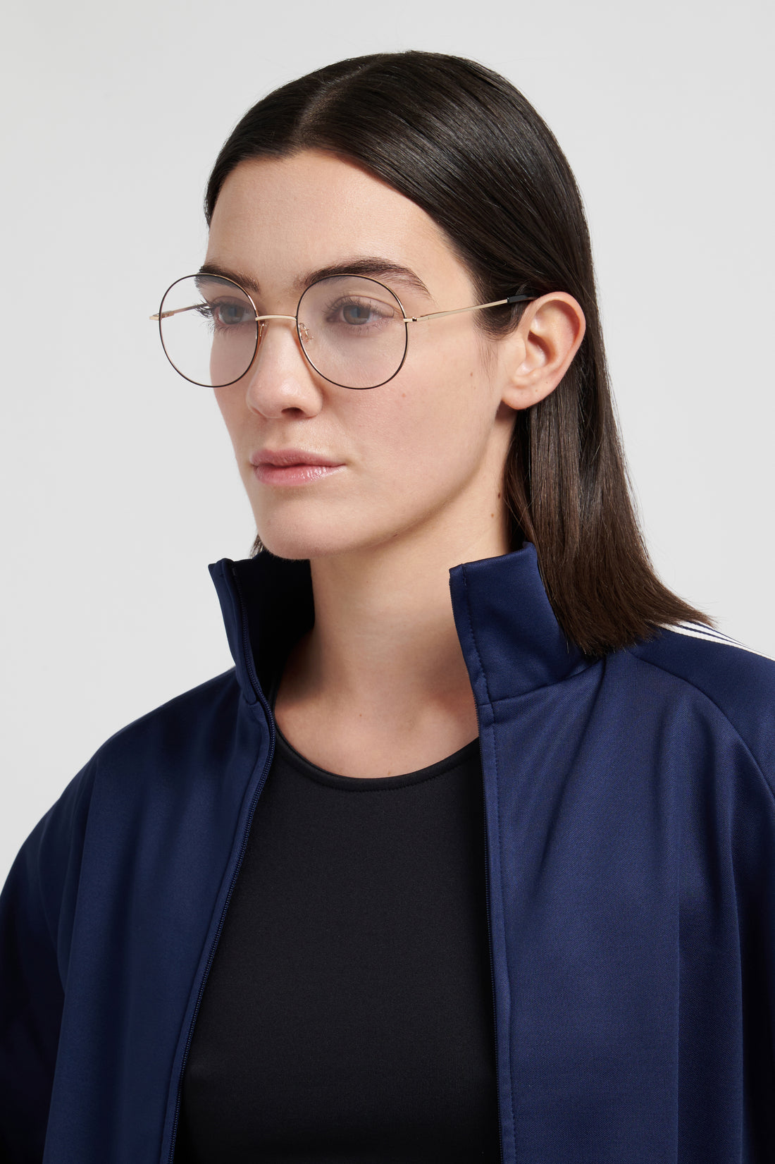 Gafas graduadas hugo hg 1412 2m2 negro round femenino talla 54mm - Vista de detalle