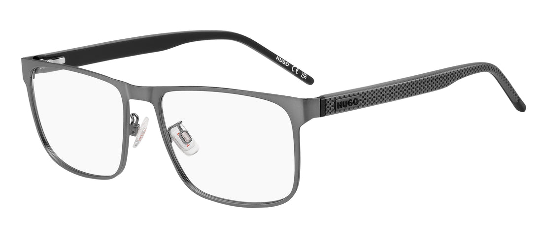 Occhiali da vista hugo hg 1396/g r80 plateado rectangular masculino taglia 56mm - Vista principale