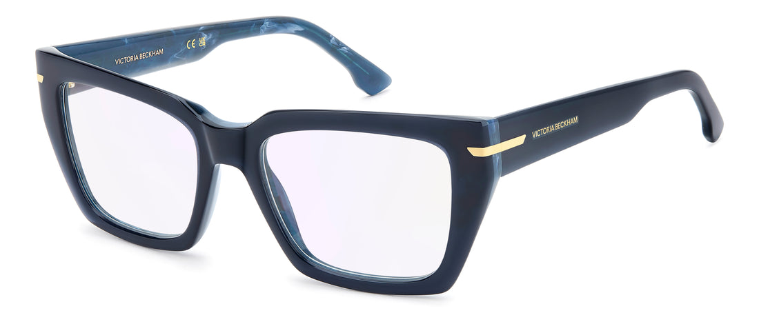 Óculos graduados victoria beckham vb 7014 num 13 azul butterfly femenino tamanho 53mm - Vista principal