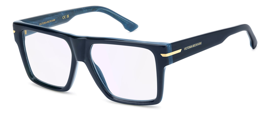 Óculos graduados victoria beckham vb 7010 num 13 azul rectangular femenino tamanho 54mm - Vista principal