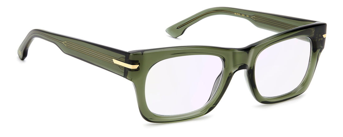 Óculos graduados victoria beckham vb 7012 1ed 13 verde rectangular femenino tamanho 50mm - Vista de detalhe