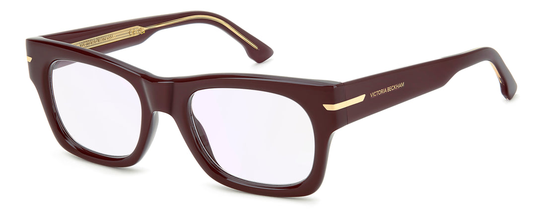 Óculos graduados victoria beckham vb 7012 lhf 13 burdeos rectangular femenino tamanho 50mm - Vista principal