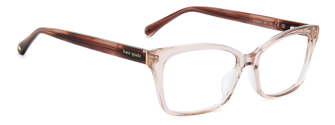 Lunettes de vue kate spade ks demi 2 3dv rosa rectangular femenino taille 55mm - Vue détaillée