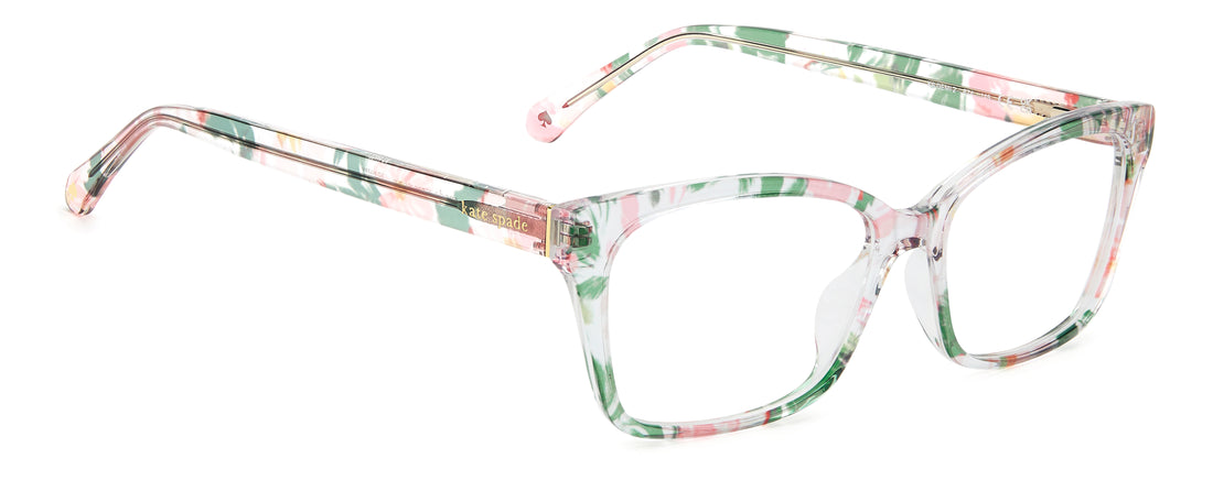 Lunettes de vue kate spade ks demi 2 f74 multicolor rectangular femenino taille 53mm - Vue détaillée