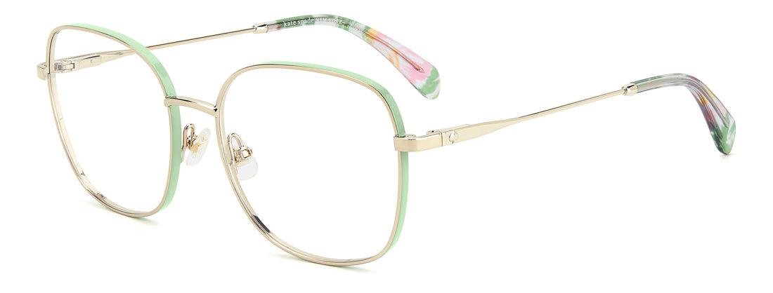 Brillen kate spade ks josee 2/g 6cr verde square femenino größe 53mm - Hauptansicht