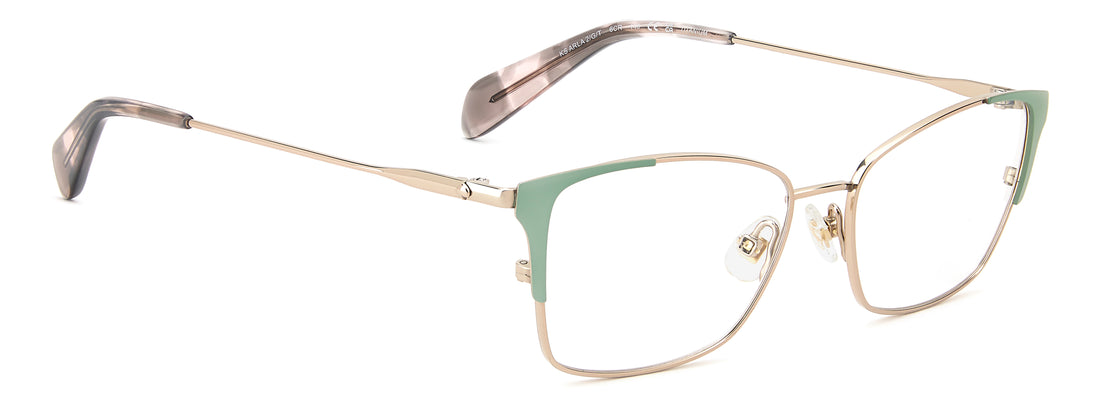 Brillen kate spade ks arla 2/g/t 6cr verde rectangular femenino größe 52mm - Detailansicht