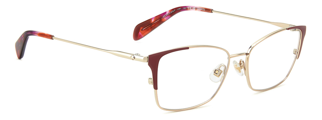 Brillen kate spade ks arla 2/g/t lhf burdeos rectangular femenino größe 52mm - Detailansicht