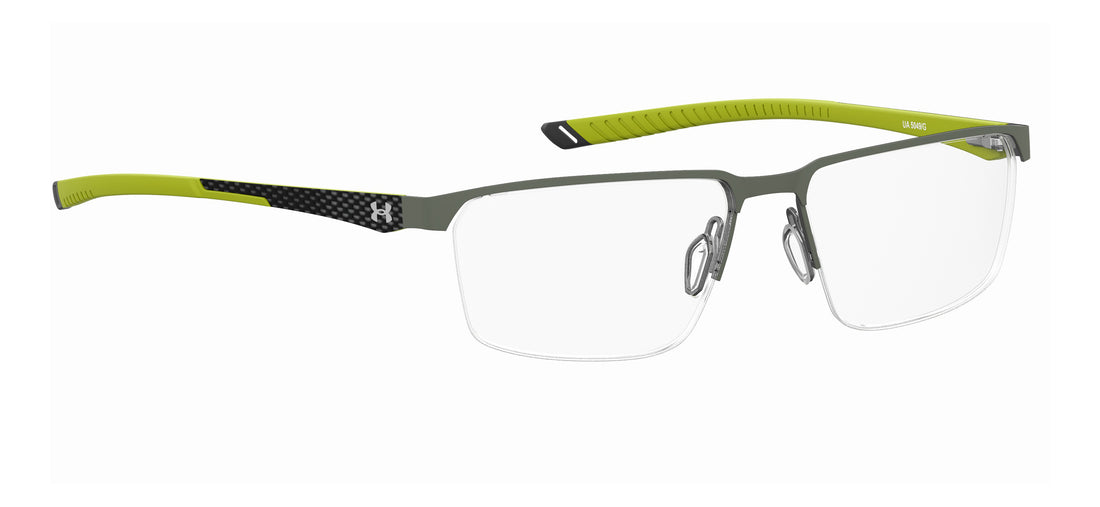 Brillen under armour ua 5049/g/us 0oc plateado rectangular masculino größe 57mm - Detailansicht