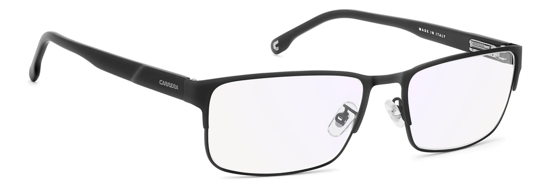 Óculos graduados carrera c flex 17/g 003 2y negro rectangular masculino tamanho 57mm - Vista de detalhe