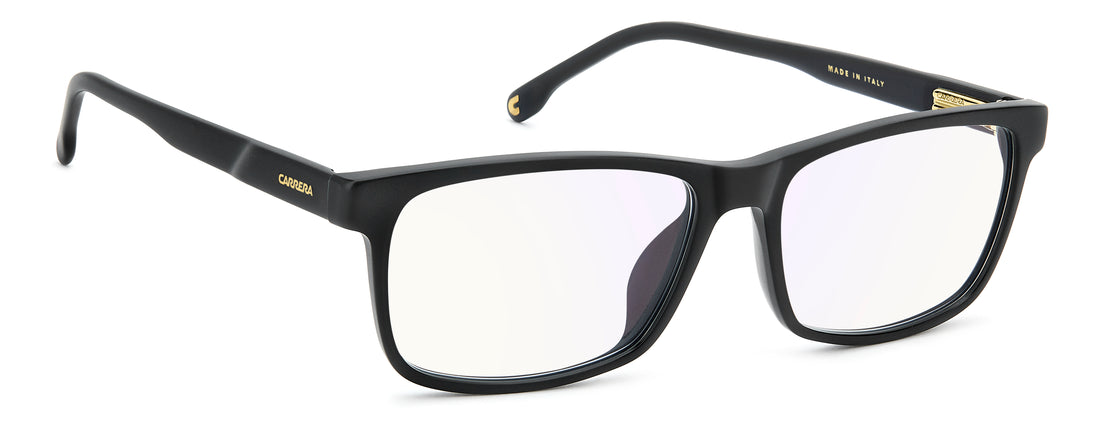 Óculos graduados carrera c flex 18/g 003 2y negro rectangular masculino tamanho 55mm - Vista de detalhe