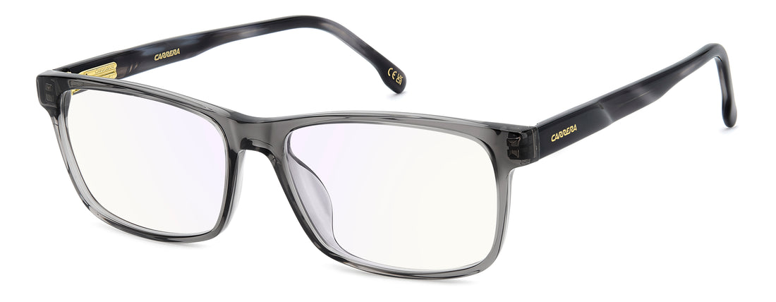 Óculos graduados carrera c flex 18/g aci 2y gris rectangular masculino tamanho 57mm - Vista principal