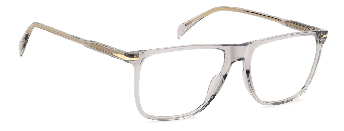 Briller david beckham db 1249 kb7 gris rectangular masculino størrelse 56mm - Detaljeret visning