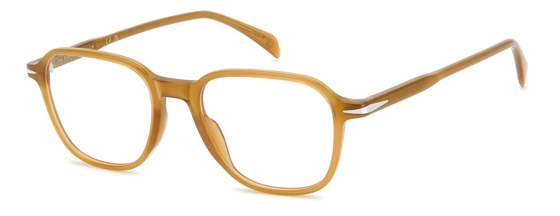Briller david beckham db 1250 fmp amarillo rectangular masculino størrelse 51mm - Hovedvisning