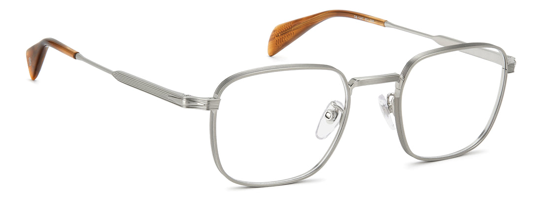 Briller david beckham db 1247 9ci plateado rectangular masculino størrelse 51mm - Detaljeret visning