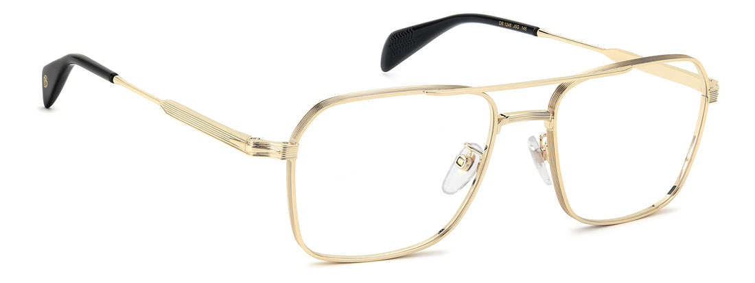 Briller david beckham db 1248 j5g dorado rectangular masculino størrelse 55mm - Detaljeret visning