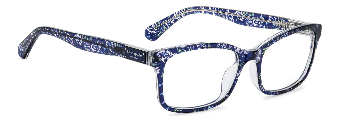 Gafas graduadas kate spade ks lucyann 4/g 6qs estampado rectangular femenino talla 52mm - Vista de detalle