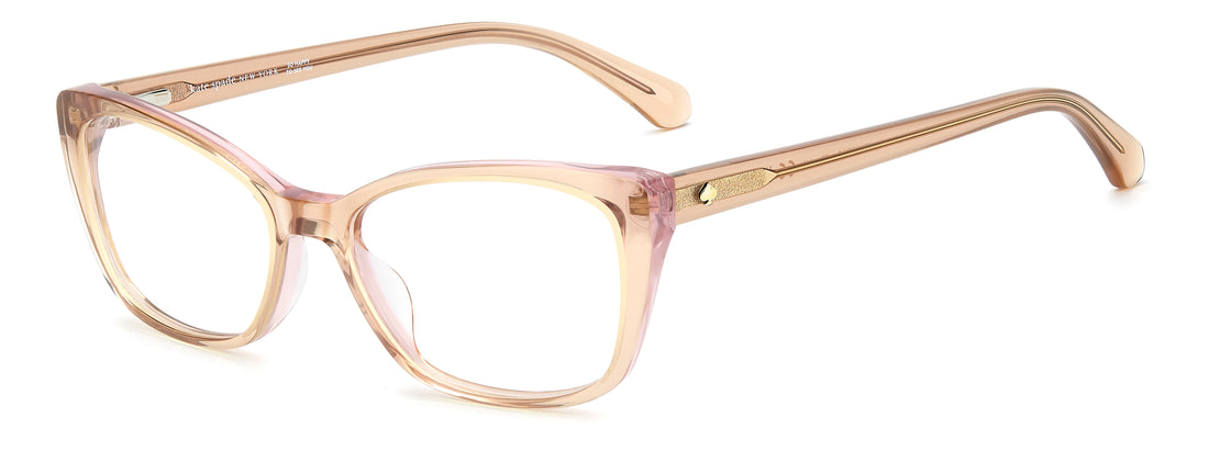Prescription glasses kate spade ks kassia 2 j92 rosa rectangular femenino size 52mm - Main view