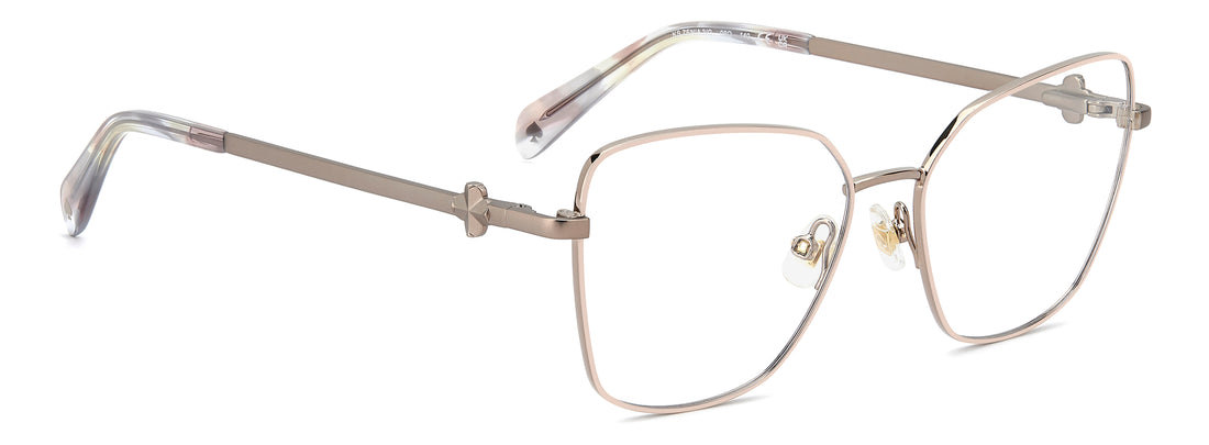 Prescription glasses kate spade ks zenia 2/g 09q marron square femenino size 53mm - Detailed view