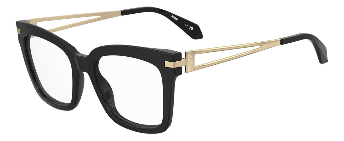 Occhiali da vista moschino mos668 807 negro rectangular femenino taglia 52mm - Vista principale