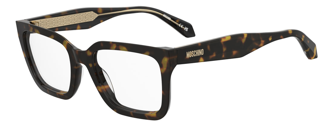 Occhiali da vista moschino mos671 086 havana rectangular femenino taglia 52mm - Vista principale