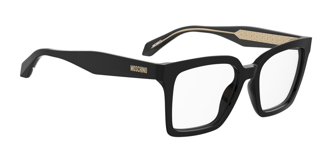 Occhiali da vista moschino mos672 807 negro rectangular femenino taglia 52mm - Vista dettagliata
