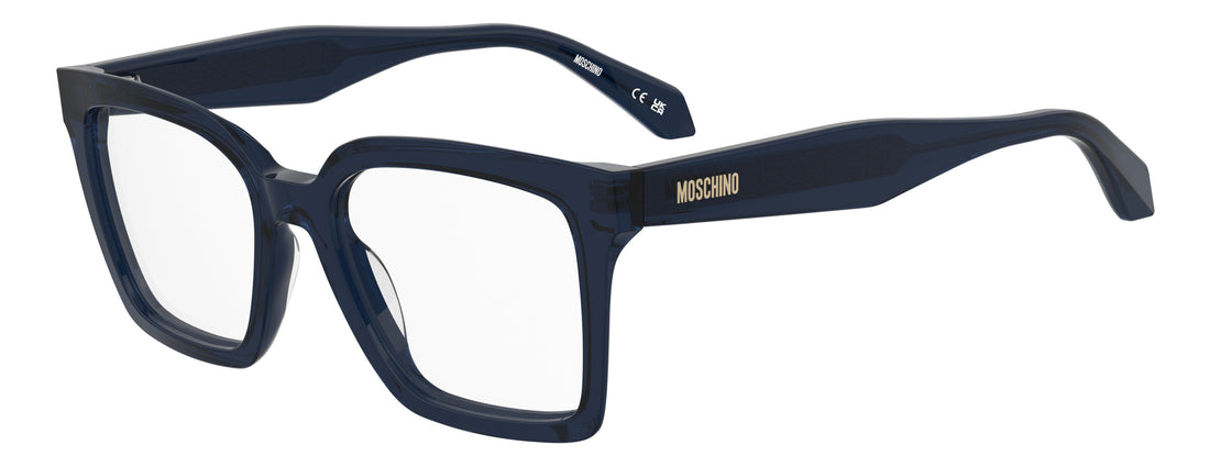Occhiali da vista moschino mos672 pjp azul rectangular femenino taglia 52mm - Vista principale