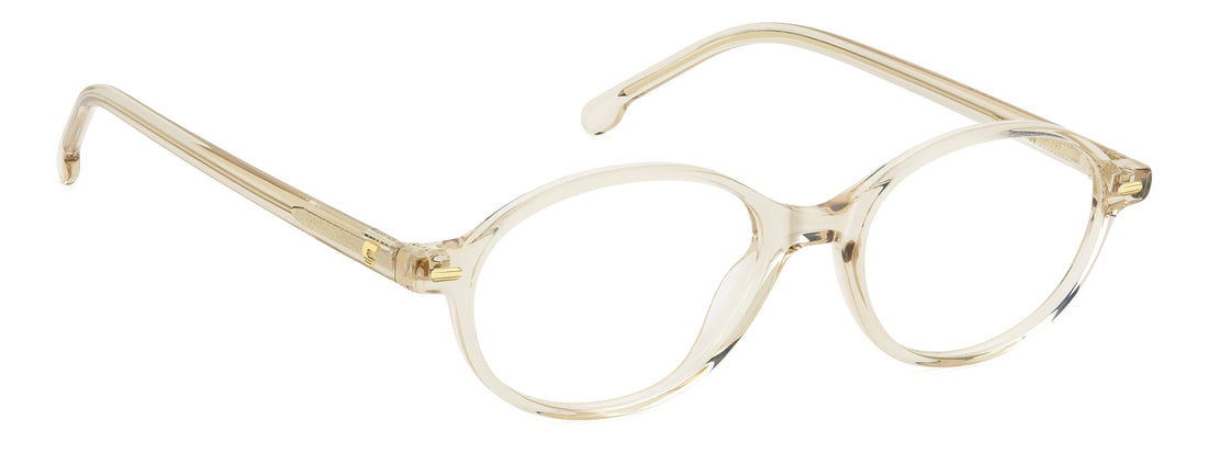 Briller carrera 3116 10a beige oval femenino størrelse 50mm - Detaljeret visning