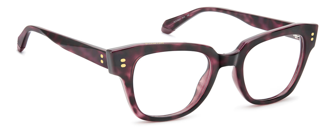 Brillen polaroid pld d623 ay0 havana cat eye femenino maat 48mm - Detailaanzicht