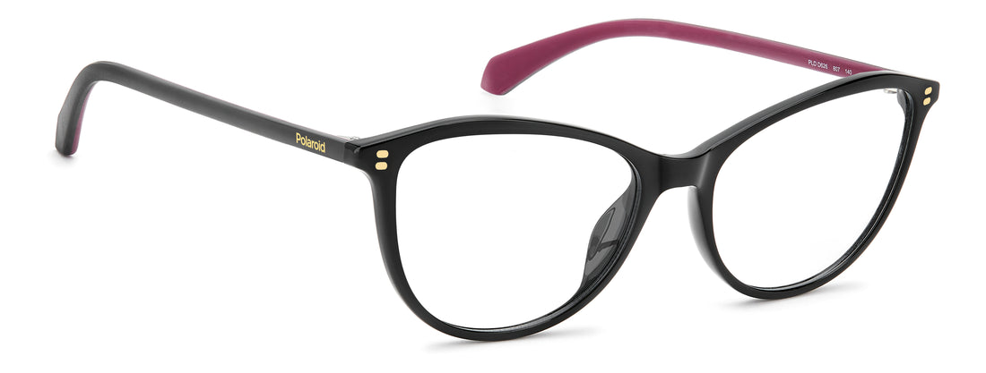 Brillen polaroid pld d626 807 negro cat eye femenino maat 54mm - Detailaanzicht