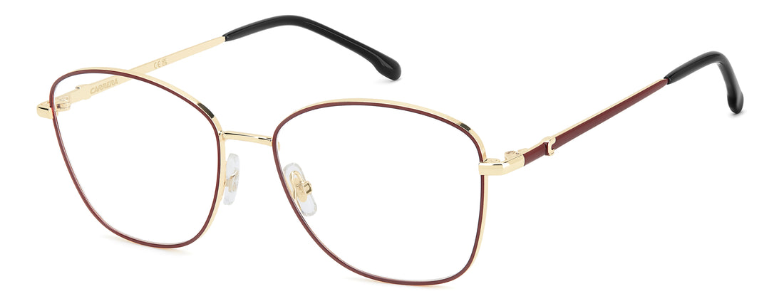 Briller carrera 3112 noa dorado rectangular femenino størrelse 56mm - Hovedvisning