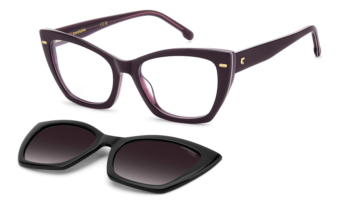 Sonnenbrillen carrera ca 3036/c 0t7 wj morado rectangular femenino größe 53mm - Hauptansicht