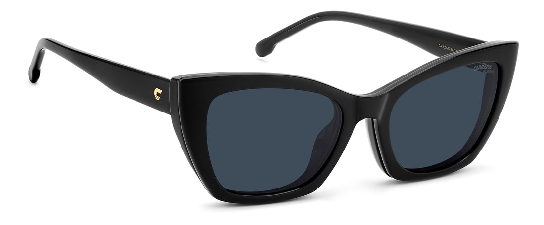 Sonnenbrillen carrera ca 3036/c 807 c3 negro rectangular femenino größe 53mm - Detailansicht