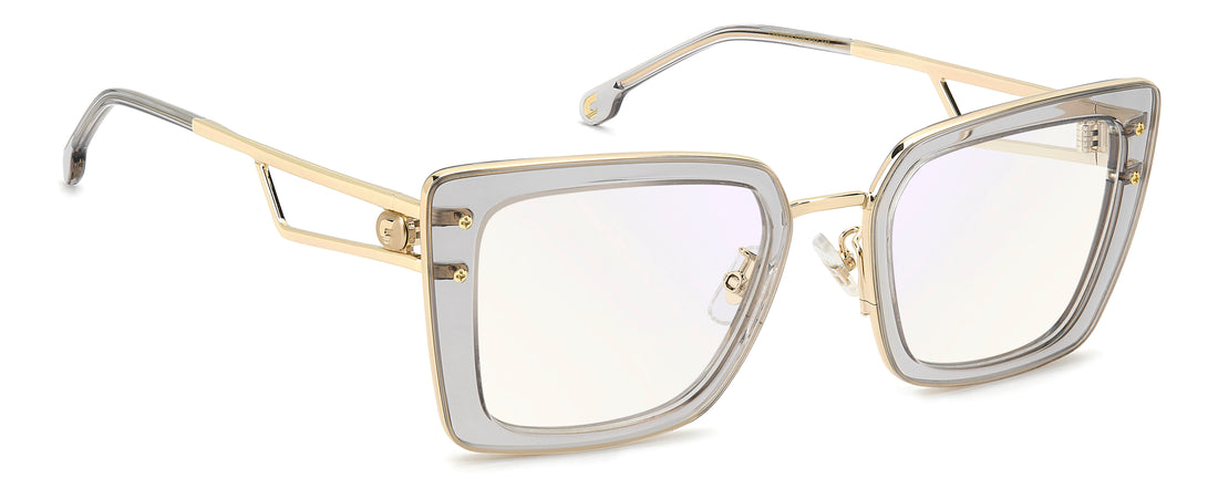 Briller carrera 3105 kb7 13 gris rectangular femenino størrelse 52mm - Detaljeret visning