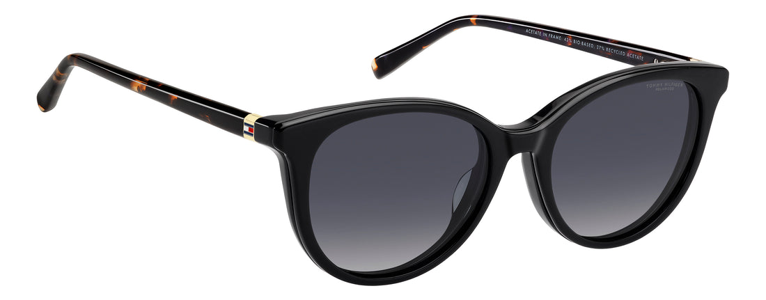 Solglasögon tommy hilfiger th 2395/c wr7 z7 negro cat eye femenino storlek 52mm - Detaljvy