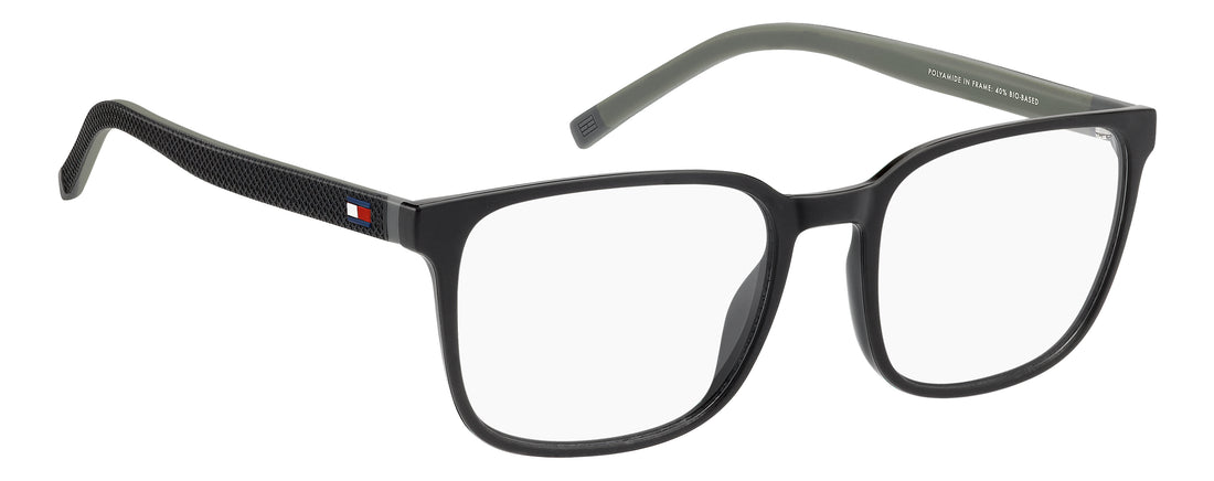 Prescription glasses tommy hilfiger th 2380 807 negro rectangular masculino size 56mm - Detailed view