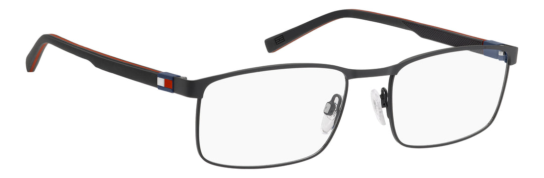 Prescription glasses tommy hilfiger th 2381 003 negro rectangular masculino size 57mm - Detailed view