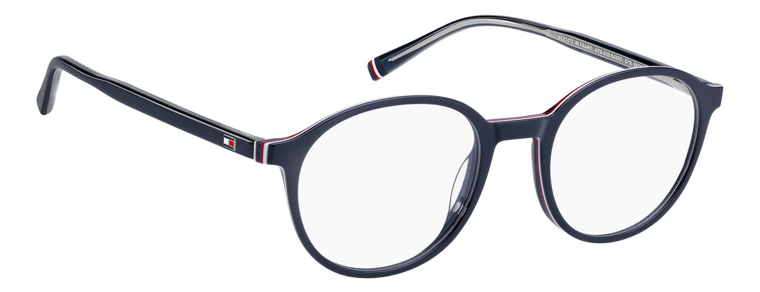 Prescription glasses tommy hilfiger th 2392 pjp azul rectangular masculino size 51mm - Detailed view