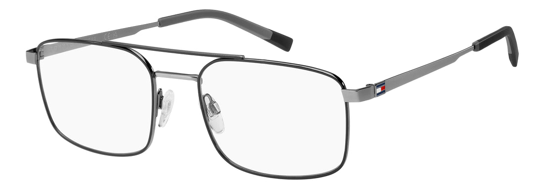 Prescription glasses tommy hilfiger th 2386 ti7 negro rectangular masculino size 56mm - Main view